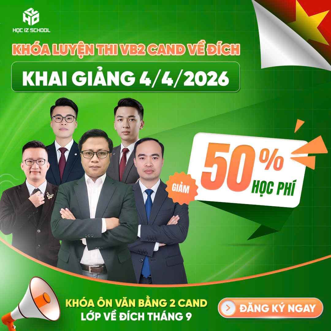 VB2.2026. KHÓA TOÀN DIỆN – VỀ ĐÍCH VB2 CAND 2026